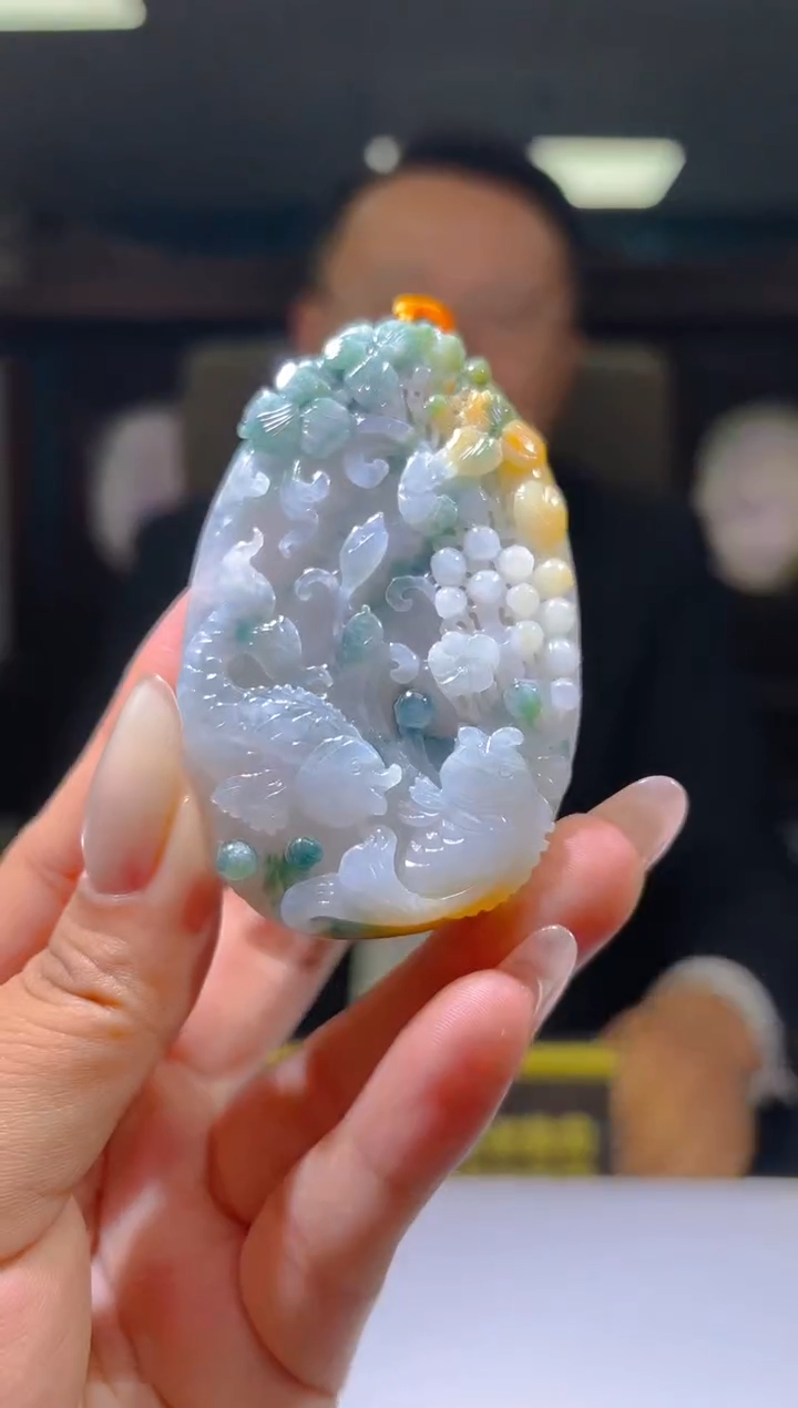 未镶嵌定制翡翠12/1212/L/鱼