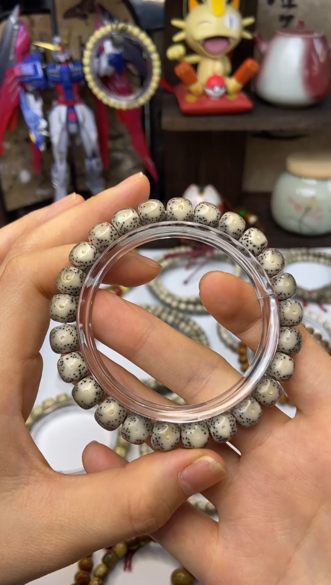 星月菩提吊坠a10糯冰大眼睛单圈9*8mm