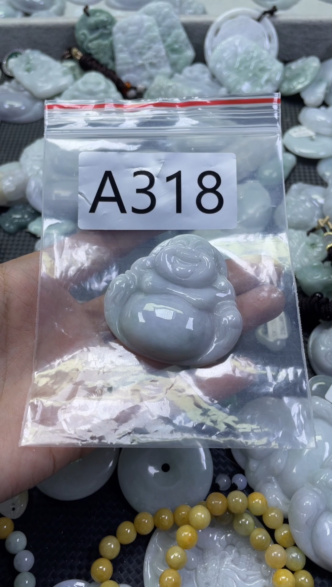 颈饰未镶嵌翡翠A318