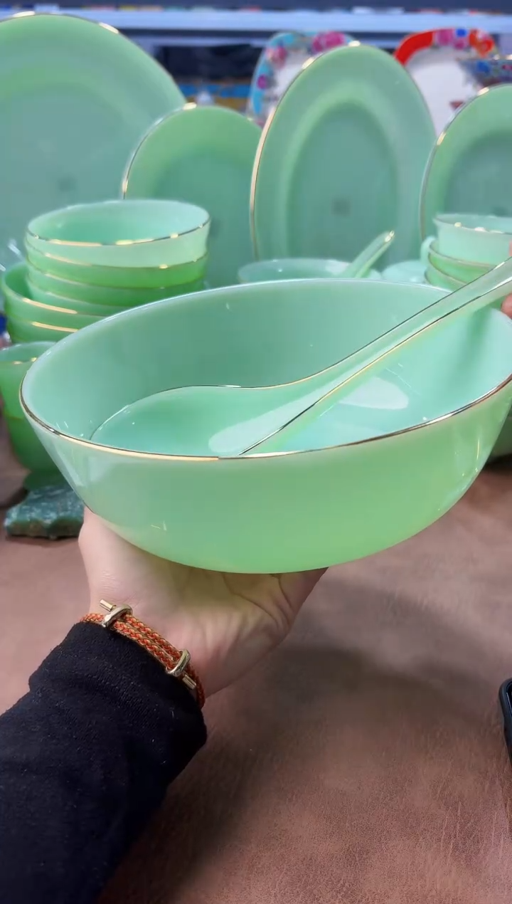 玉瓷  汤碗1个汤勺1个景德镇陶瓷