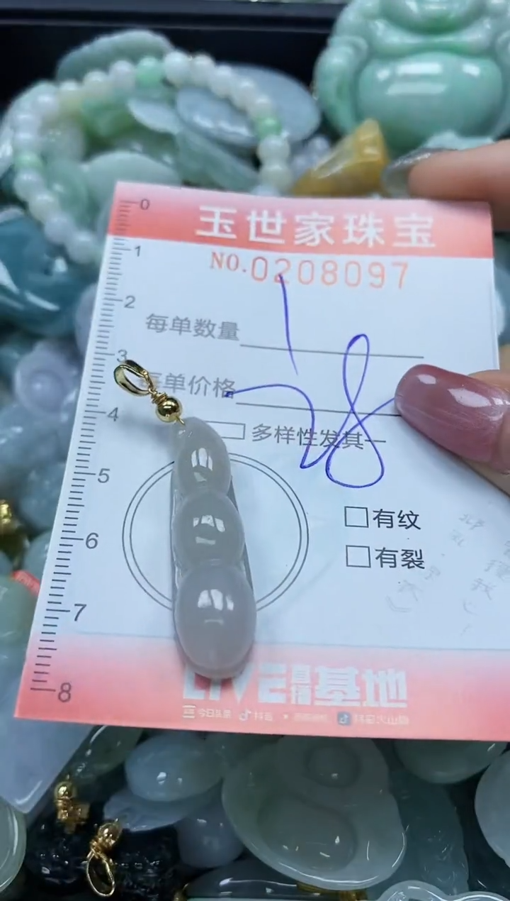 【闪购商品】翡翠颈饰未镶嵌闪购0208097