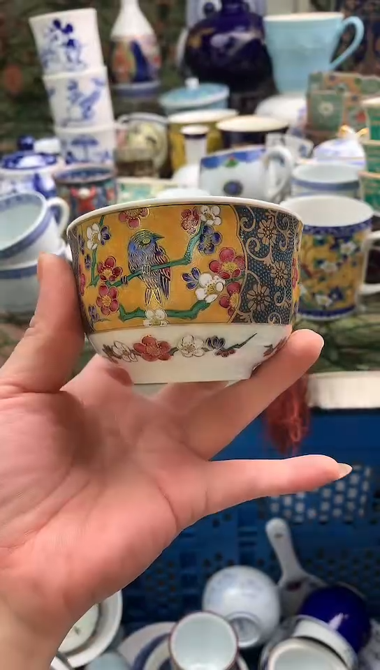 苦*菇镰物甄选瓷器满18包邮C285