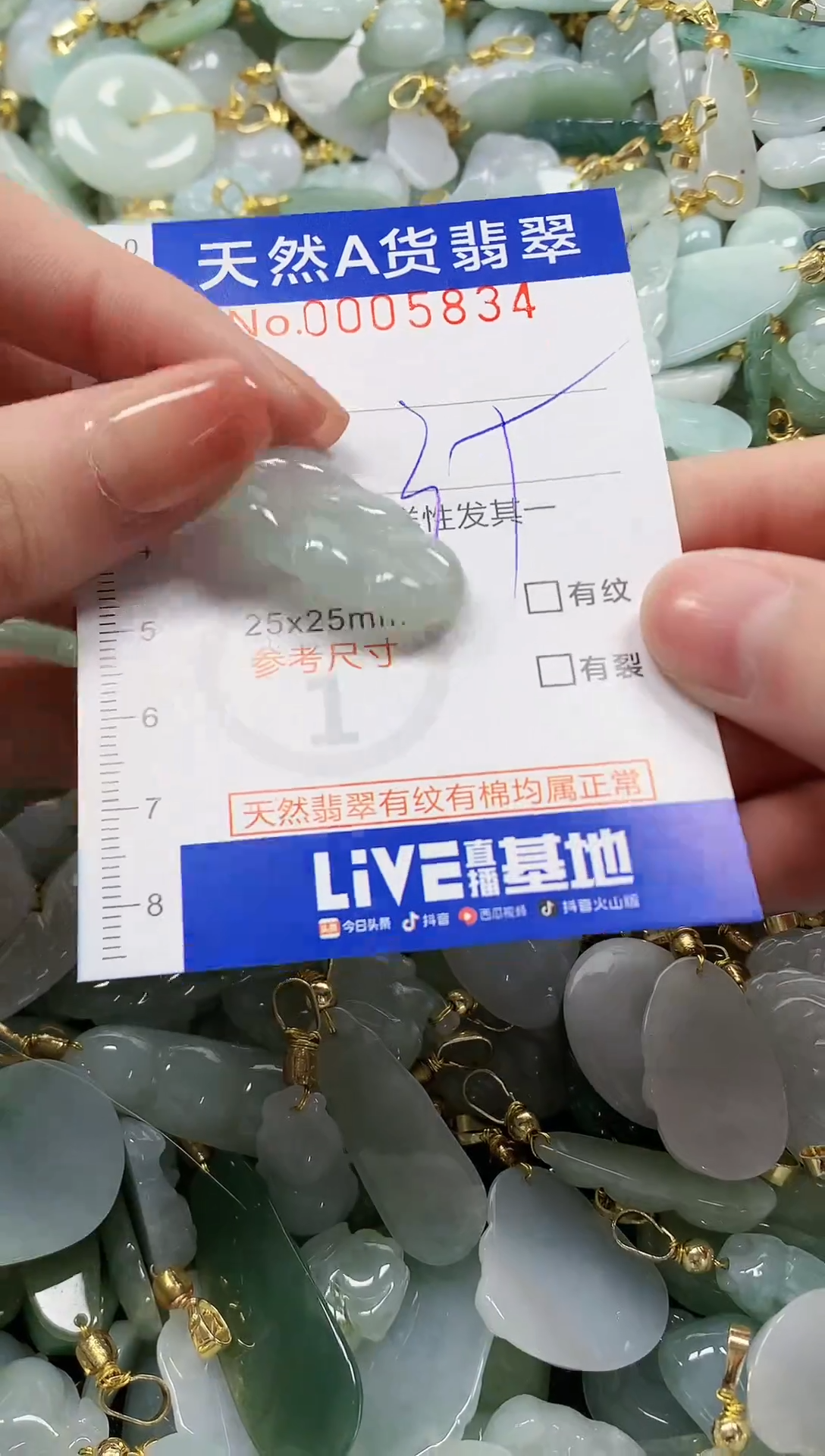 颈饰未镶嵌翡翠纯天然a货翡翠