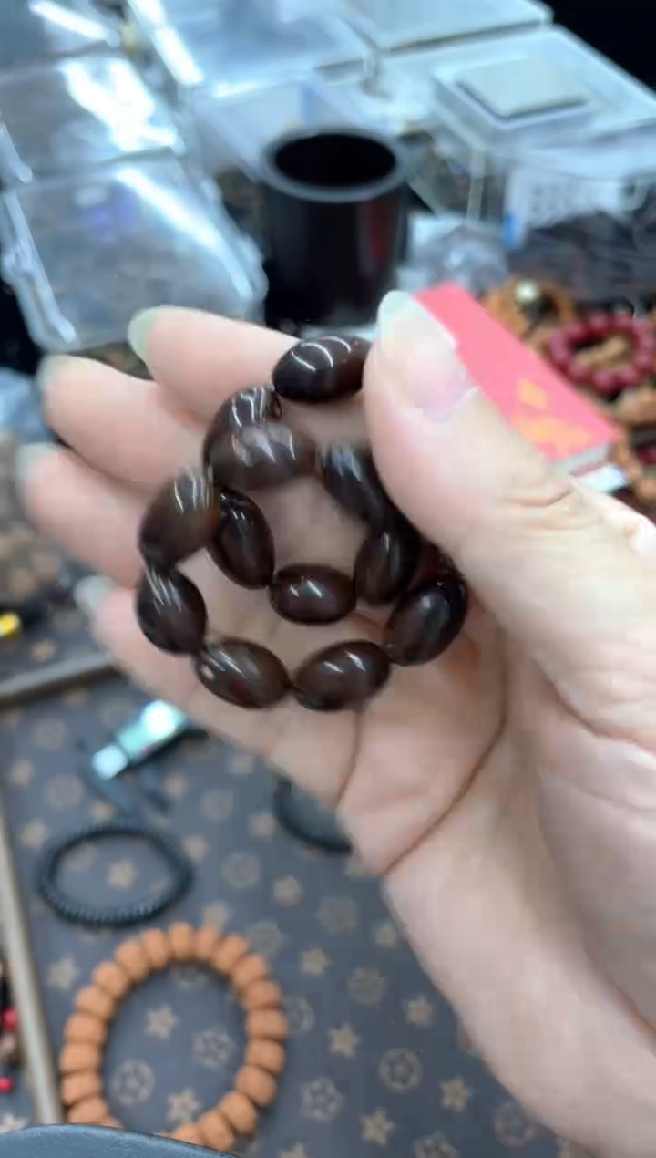 非洲檀香无事牌  紫金鼠