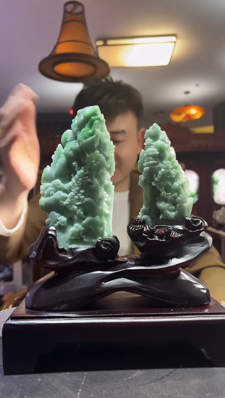 未镶嵌定制翡翠55/1121/Y/山水