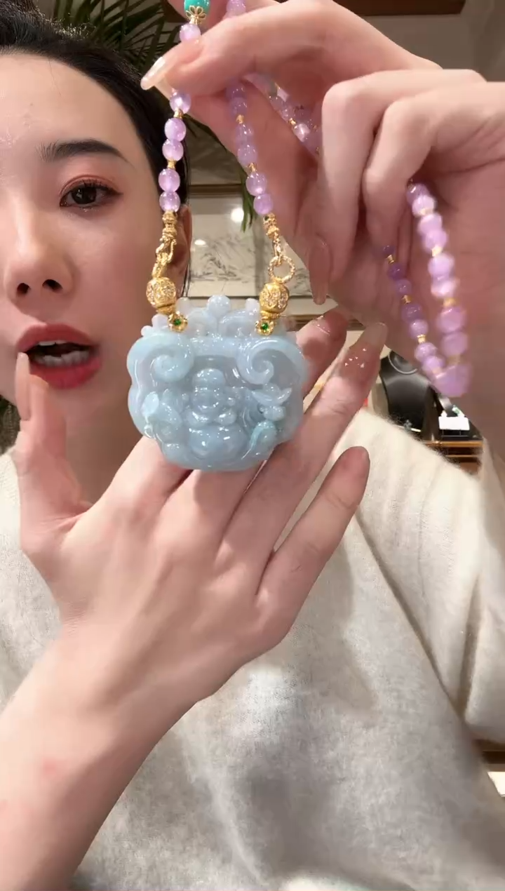 【闪购商品】翡翠颈饰未镶嵌国风