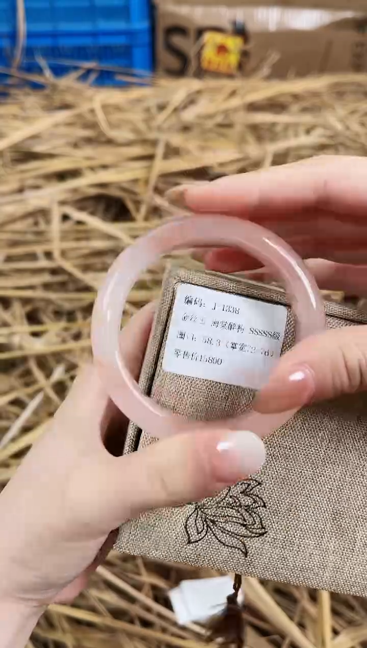 未镶嵌手镯石英质玉J1338