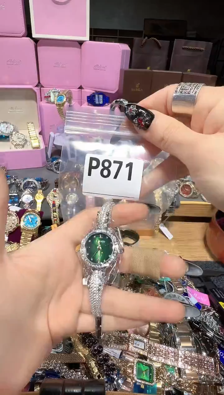 石英机芯不锈钢不锈钢直播定闪专用