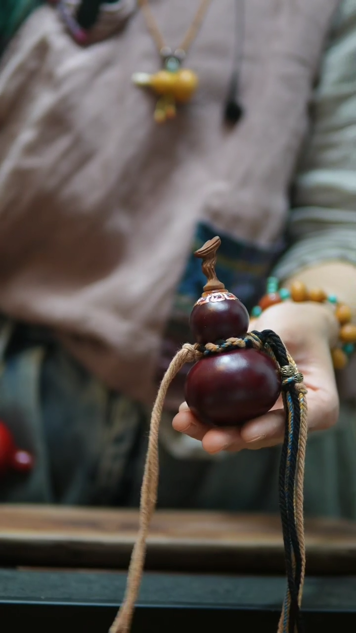 （福禄 ）天然葫芦（大漆款）261