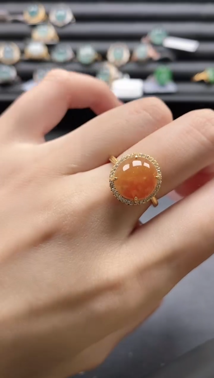 【闪购商品】翡翠戒指银S925镶嵌1111