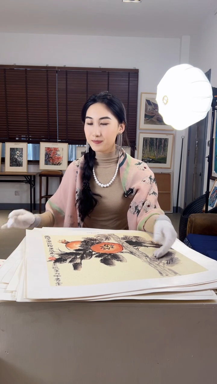 【闪购商品】版画限量亲签盖章版画S