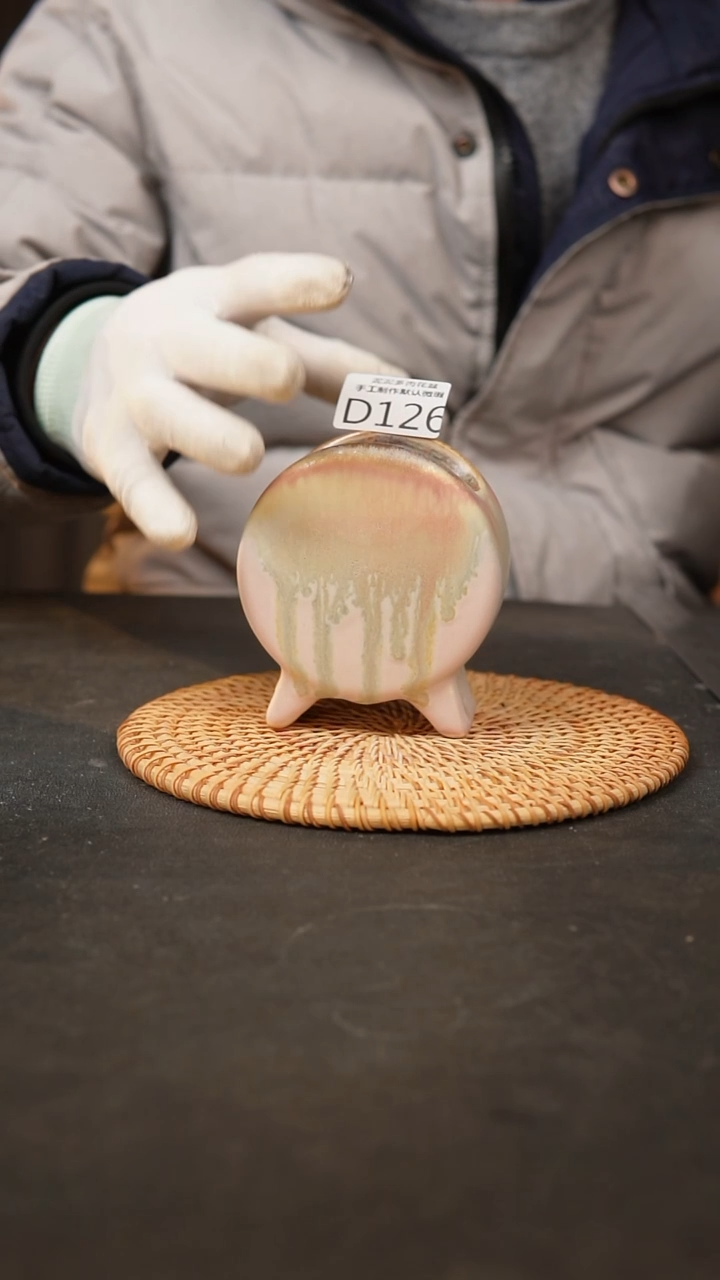 【闪购商品】瓷片126泥泥手工花盆