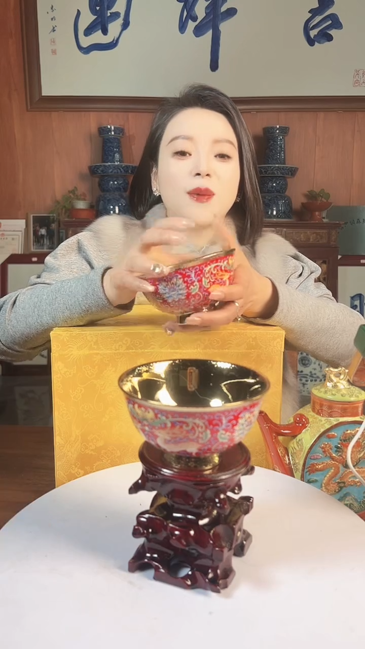 摆件陶 景德镇陶瓷青花摆件13