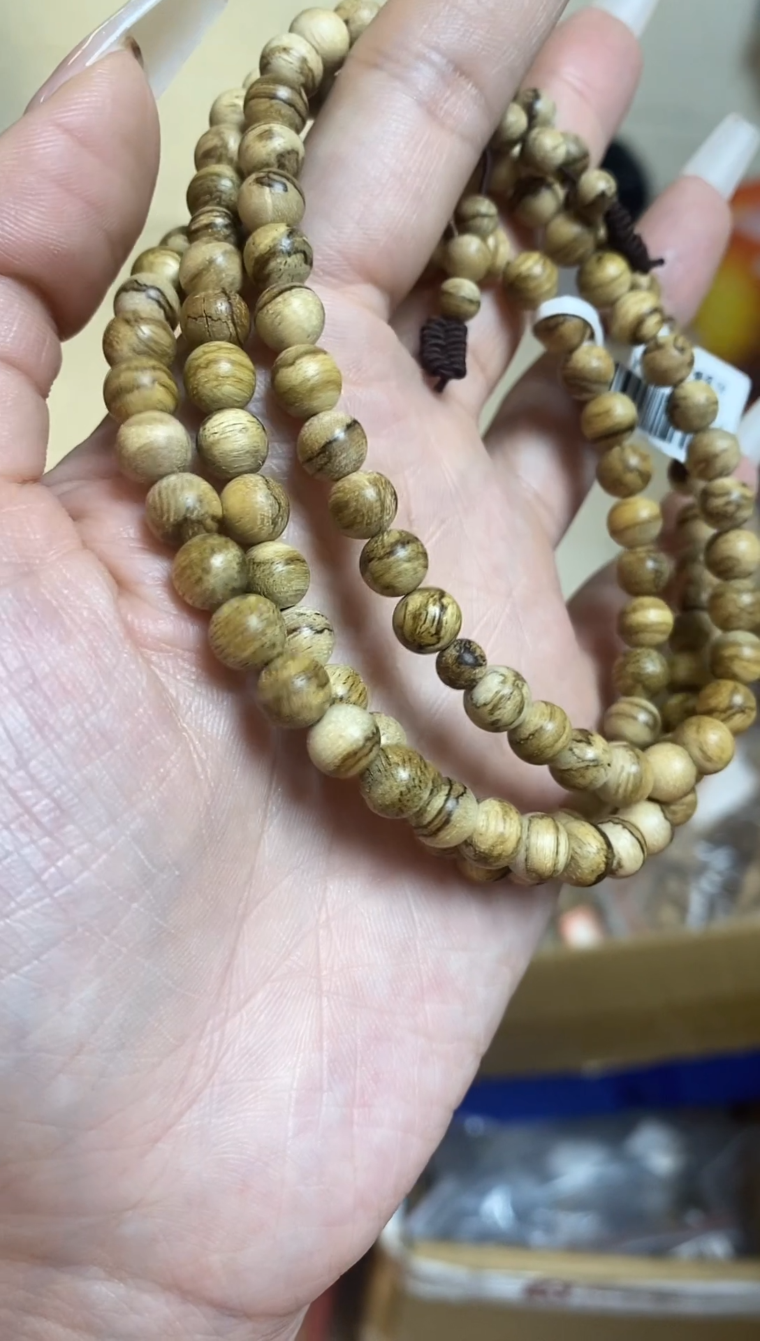 【闪购商品】沉香手串达拉干圆珠单圈黄土沉0.7多样性发其一