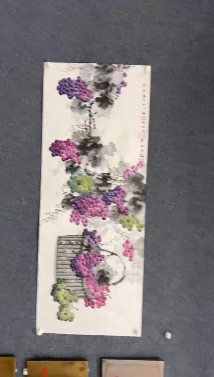 【闪购商品】国画2.1-王夫怀-小六尺花鸟-078