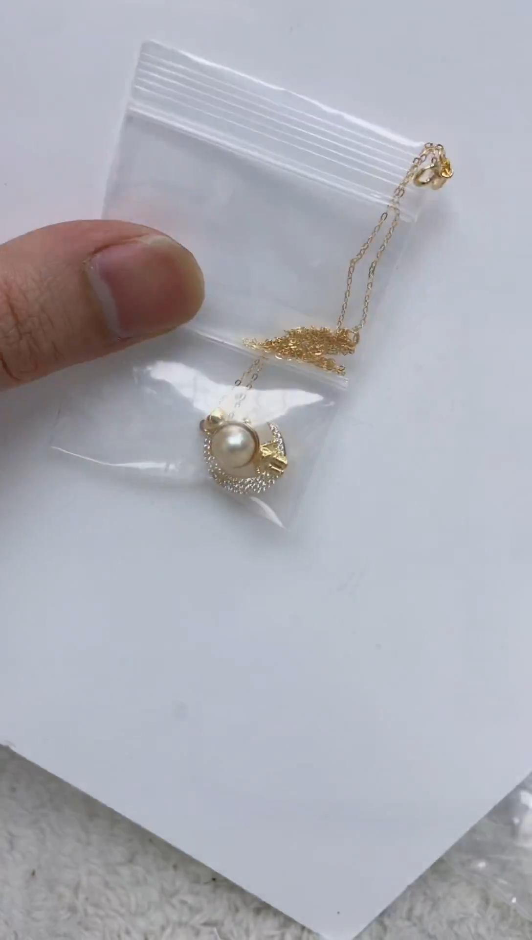 颈饰银S925镶嵌海水珍珠  