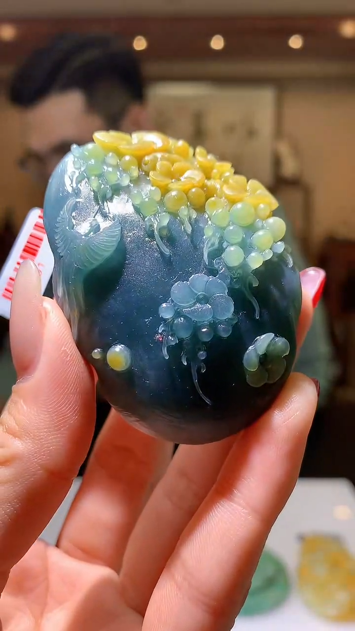 【闪购商品】定制翡翠未镶嵌1085hm-毛货挂件55