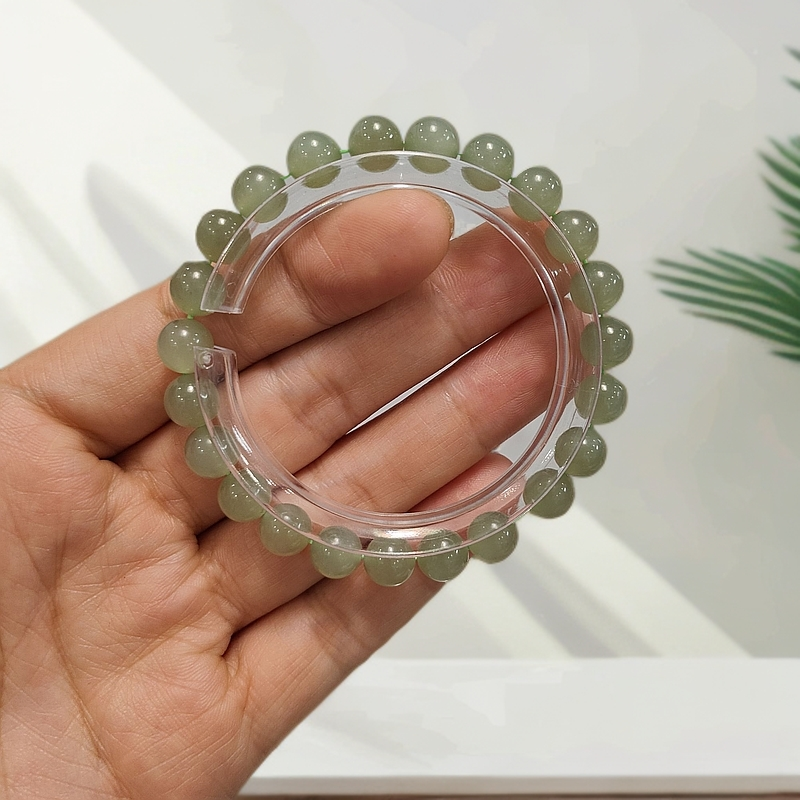 和田玉8mm冰低晴水手串@ZB