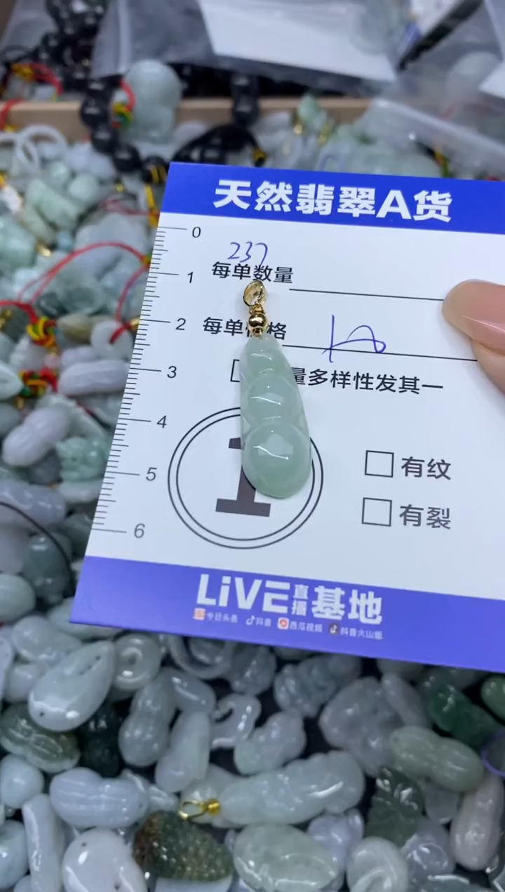 颈饰未镶嵌翡翠天然翡翠A货批量多样性发一件
