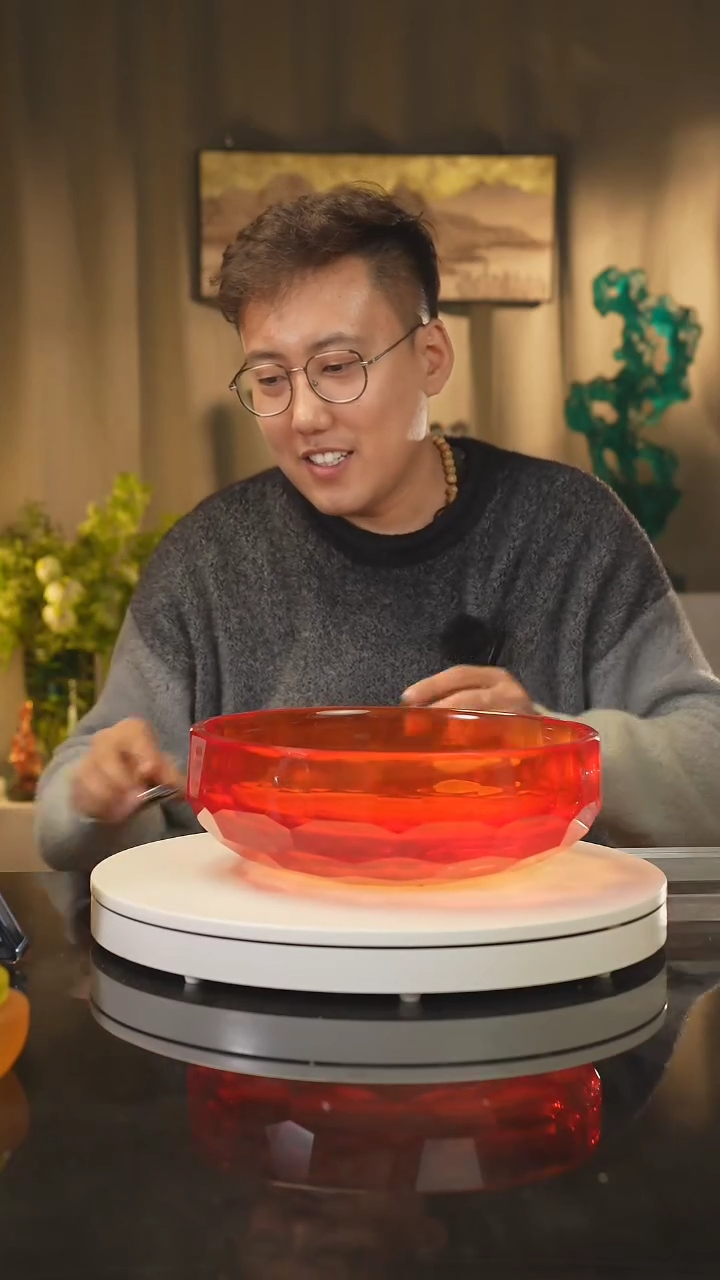 【闪购商品】雅致水晶琉璃 摆件 花器 果盘 茶酒具