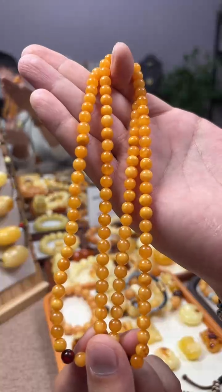 【闪购商品】蜜蜡裸石未镶嵌多圈