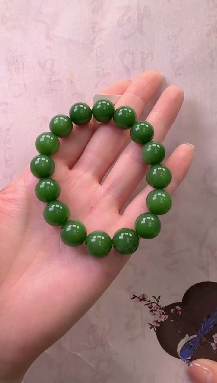 【闪购商品】和田玉（碧玉）手串未镶嵌手串