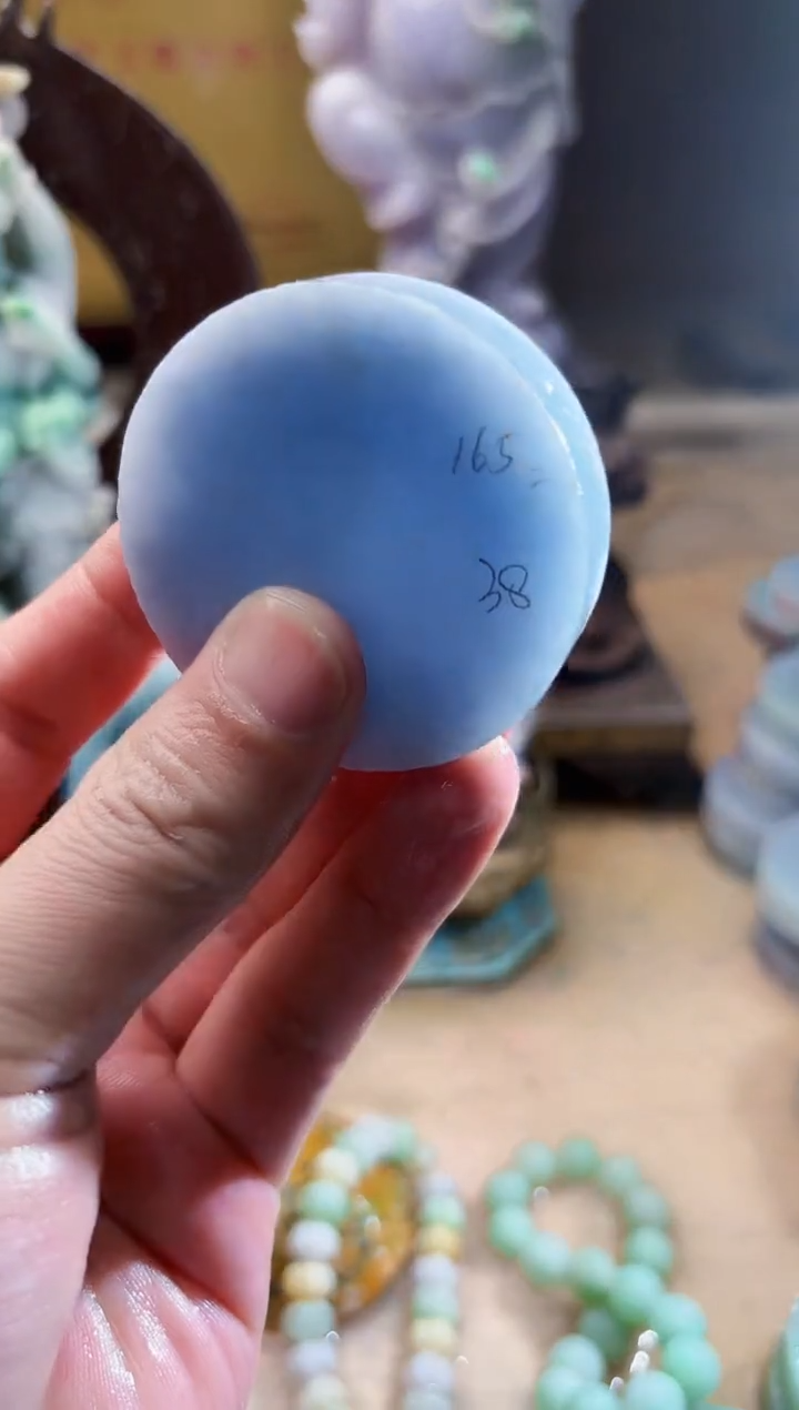 未镶嵌挂件翡翠A货张优9385