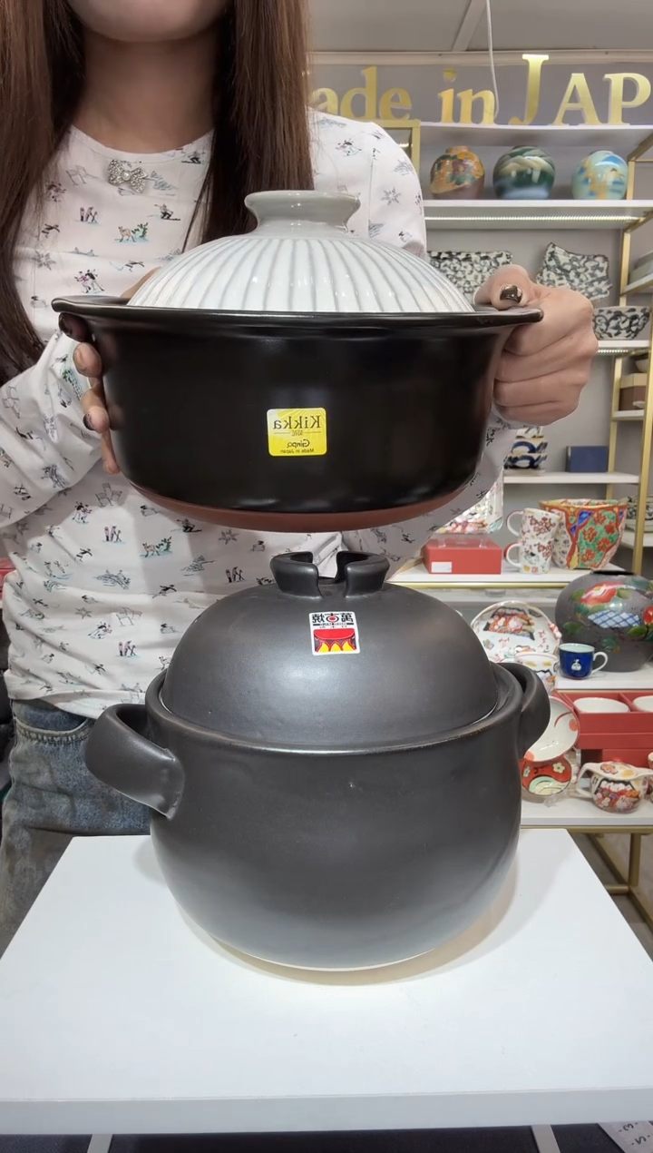 瓷万古烧菊花3合1.8L（2-3人用）白色