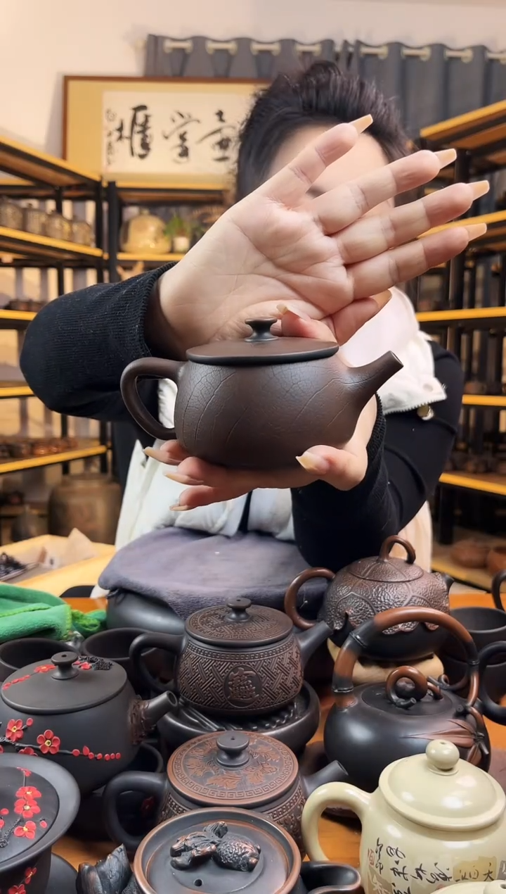 【闪购商品】壶 网孔 菩提纹  大口汉瓦