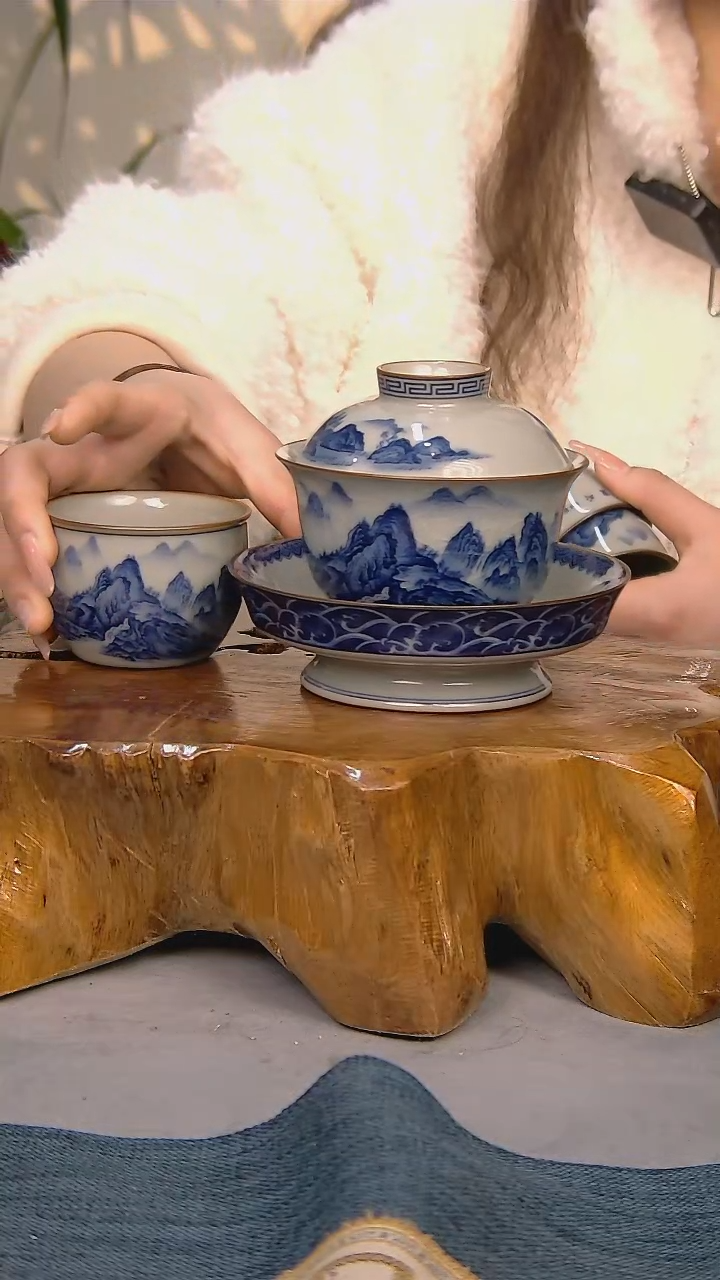 【闪购商品】简装家用款2件套 陶瓷家用茶具系列