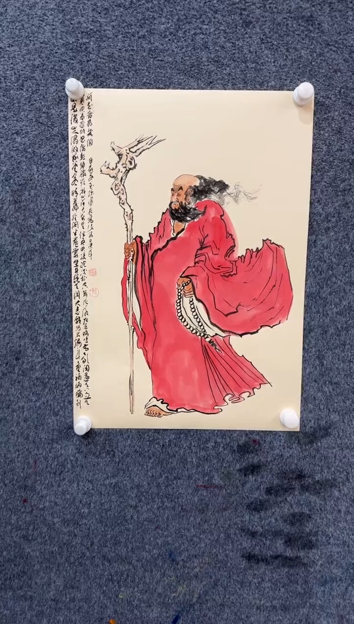 【闪购商品】国画1.14展馆-孙布衣诗唐裱-人物40