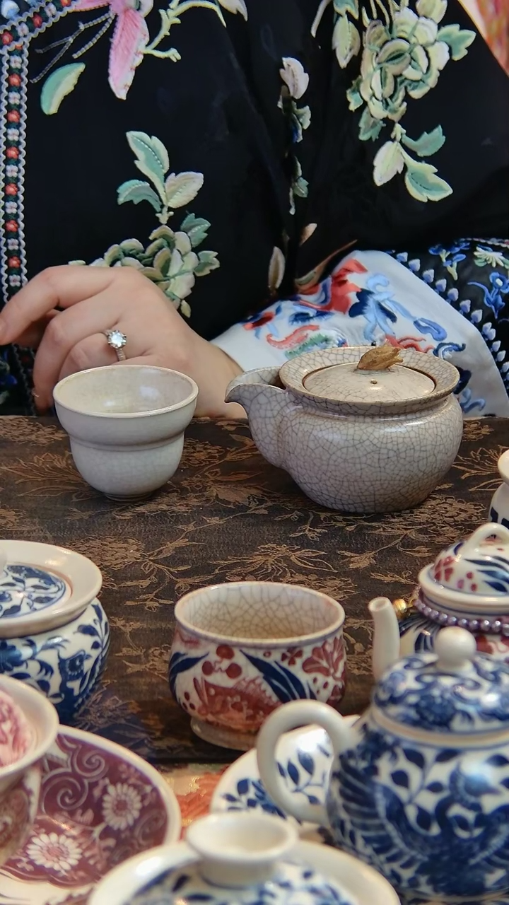 【闪购商品】茶具宝瓶主人杯2件套手工