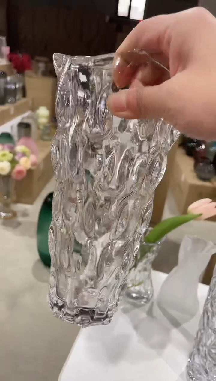 【闪购商品】无铅玻璃透明波西米亚小号