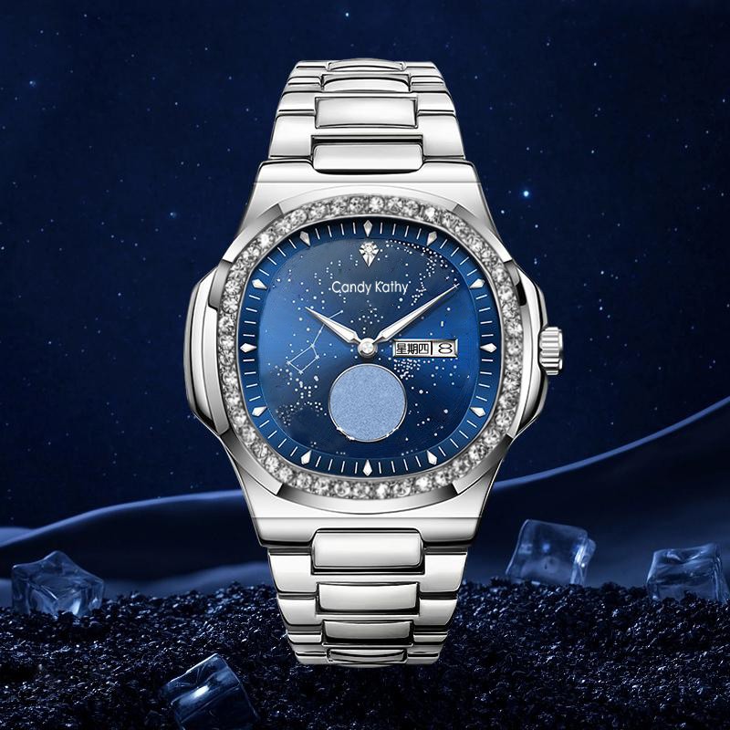 【按编号下单】新款简约大气全自动机械日历夜光防水男士手表