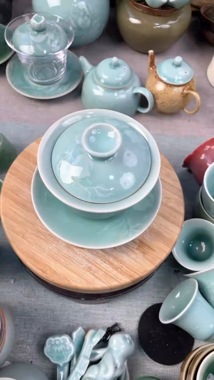 【闪购商品】特价 微瑕 慧仙青瓷