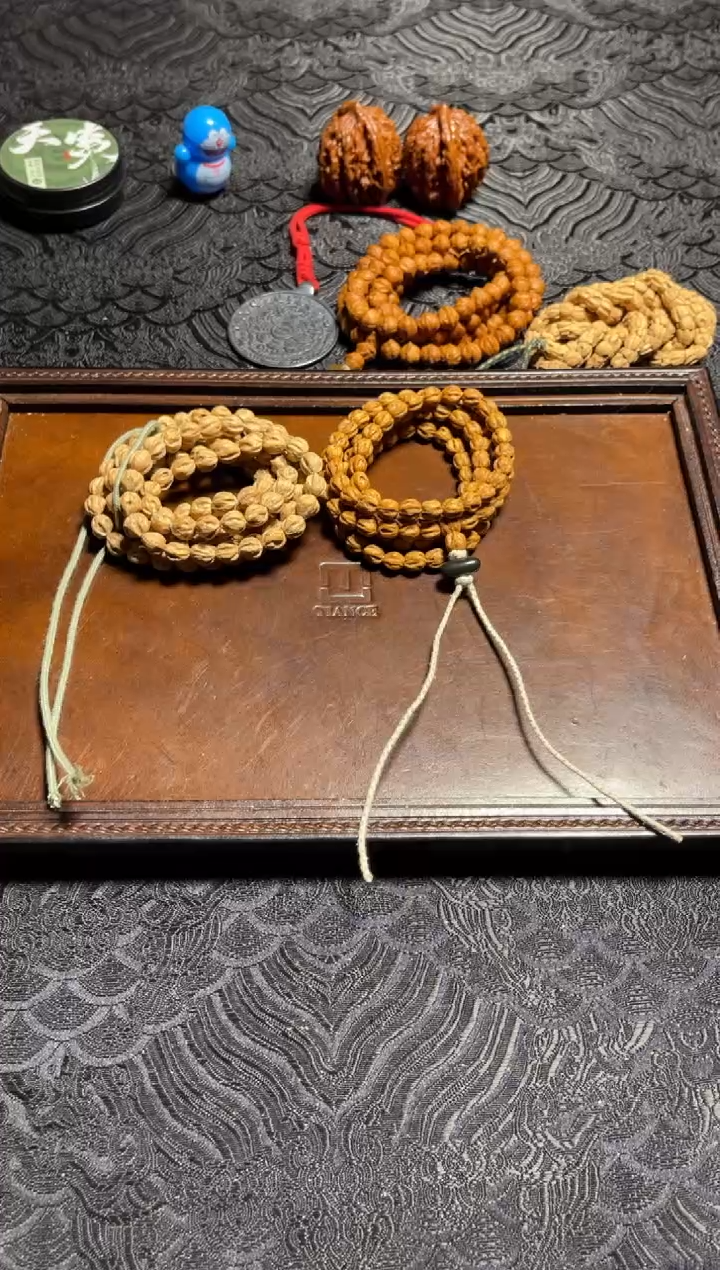 吊坠柏香籽/百香籽小鱼出品--盘龙纹