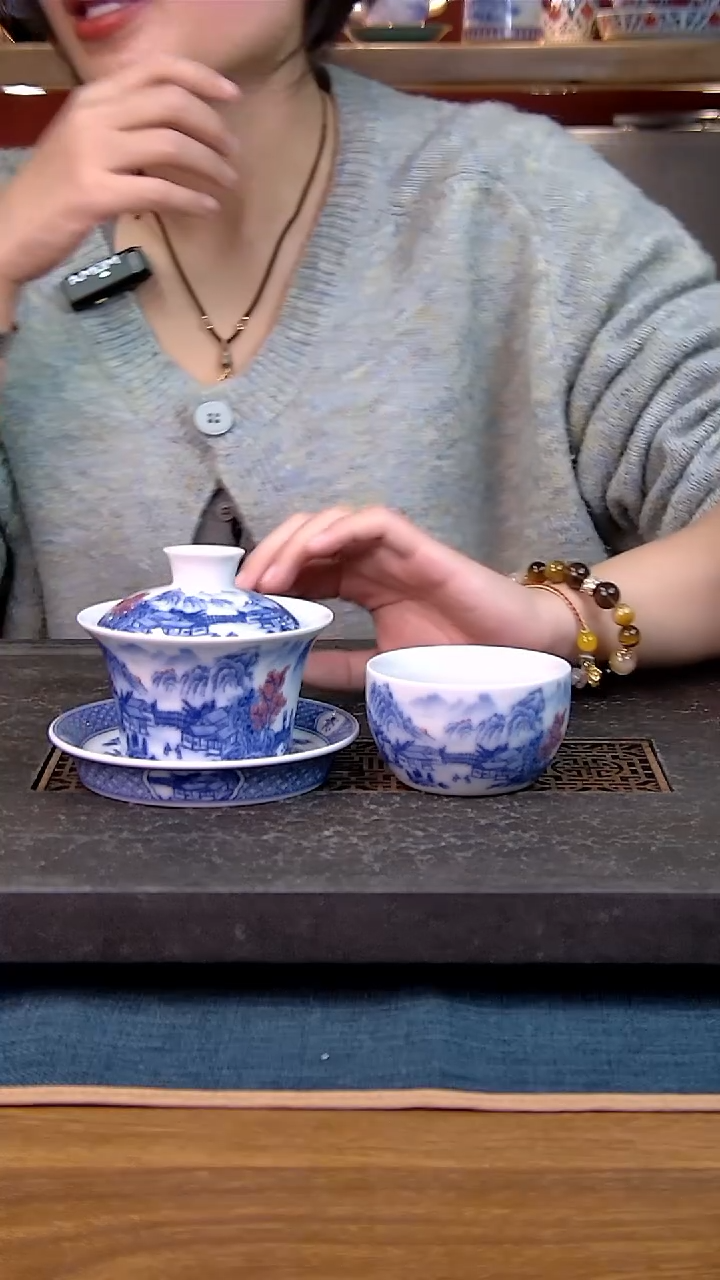 简装家用款2件套 白瓷陶瓷茶具