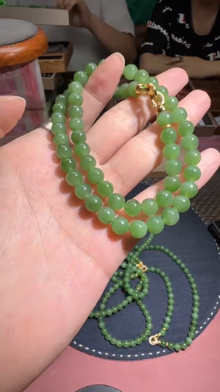 和田玉未镶嵌项链【钰706】13 7023 多样性发其一