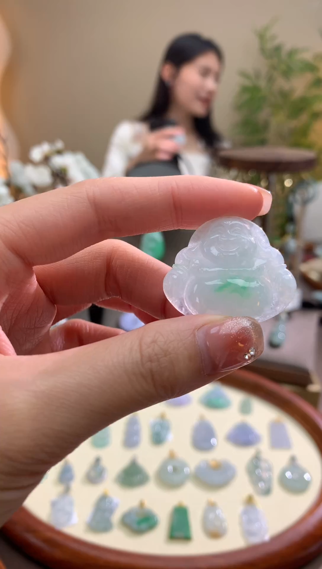 【闪购商品】翡翠颈饰未镶嵌佛公