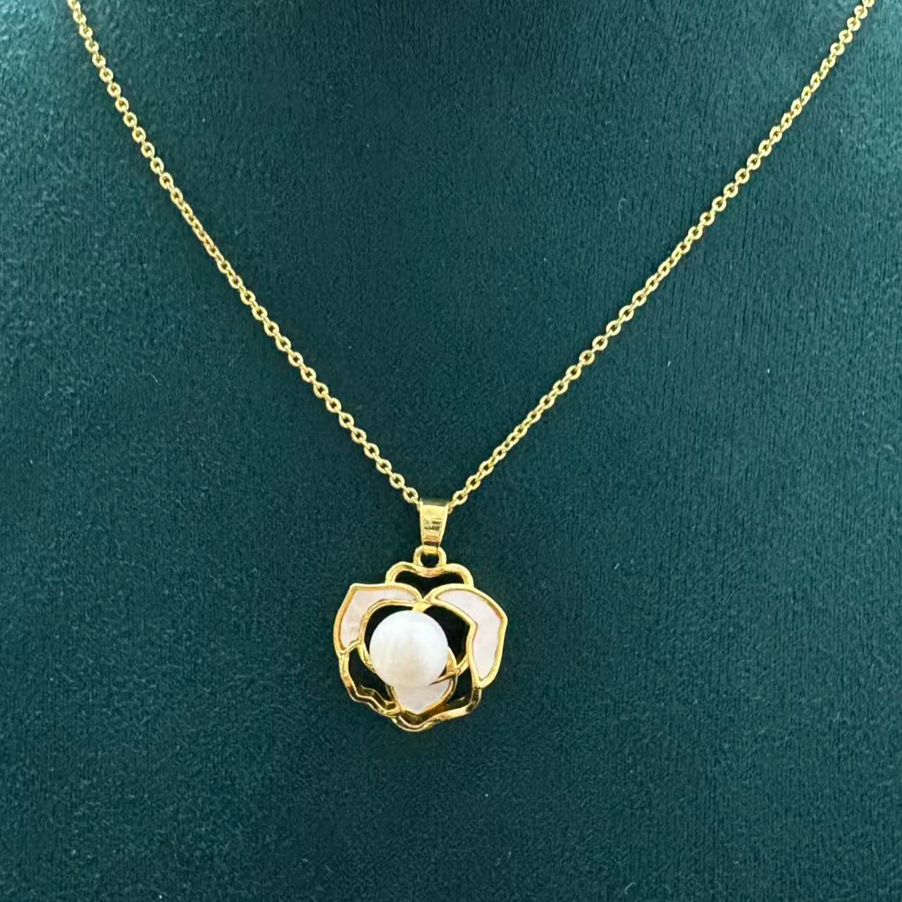 珍珠吊坠 天然珍珠吊坠优雅中式气质高级感百搭Q3003