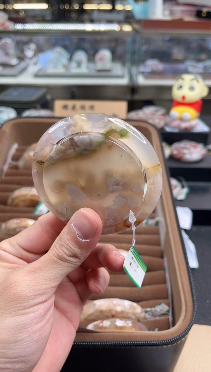 未镶嵌手镯石英质玉60圈口（赠品镯心）6749625