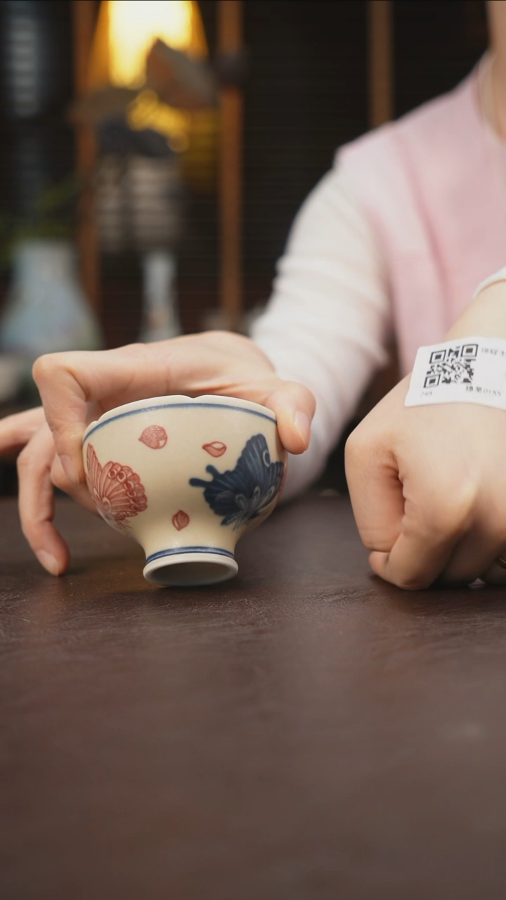 杯景德镇陶瓷杯碗柴烧多人YC74