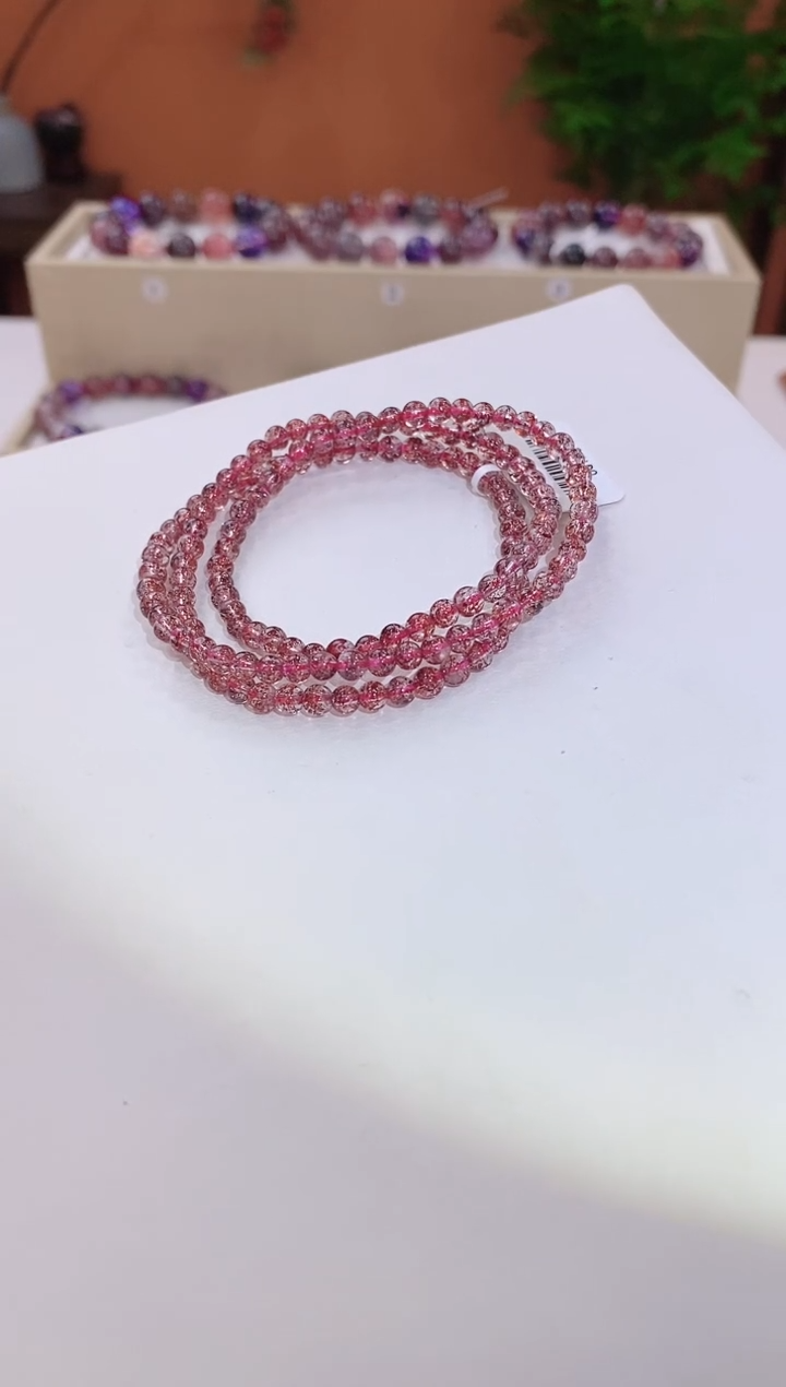 【闪购商品】水晶手链未镶嵌水晶手链多圈4*多样性发货一件