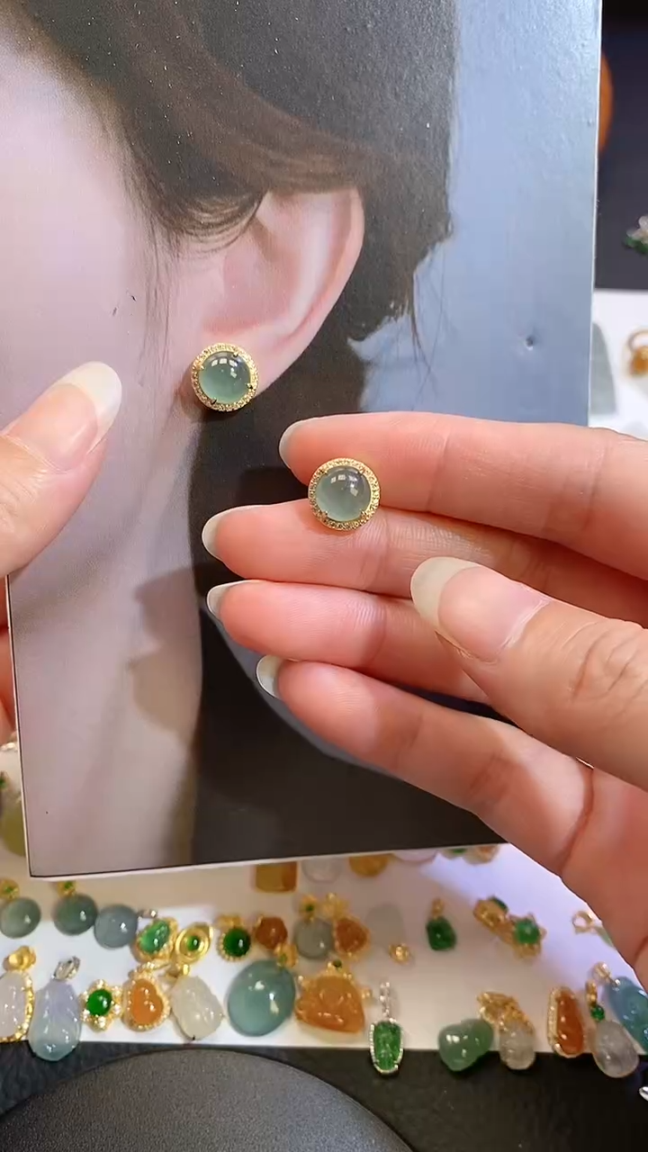 翡翠银S925镶嵌颈饰11111111111