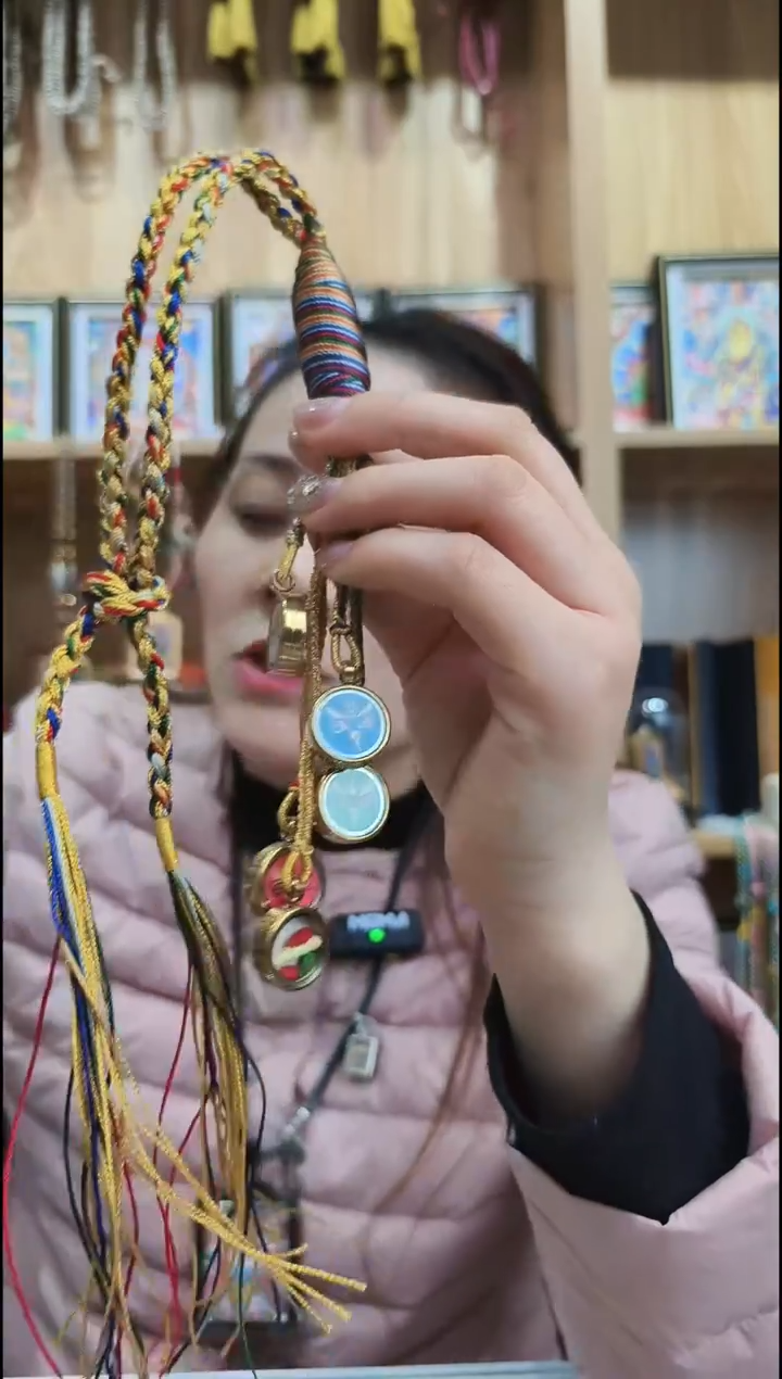 吊坠五路 纯手绘唐卡（非质量问题 不退不换）