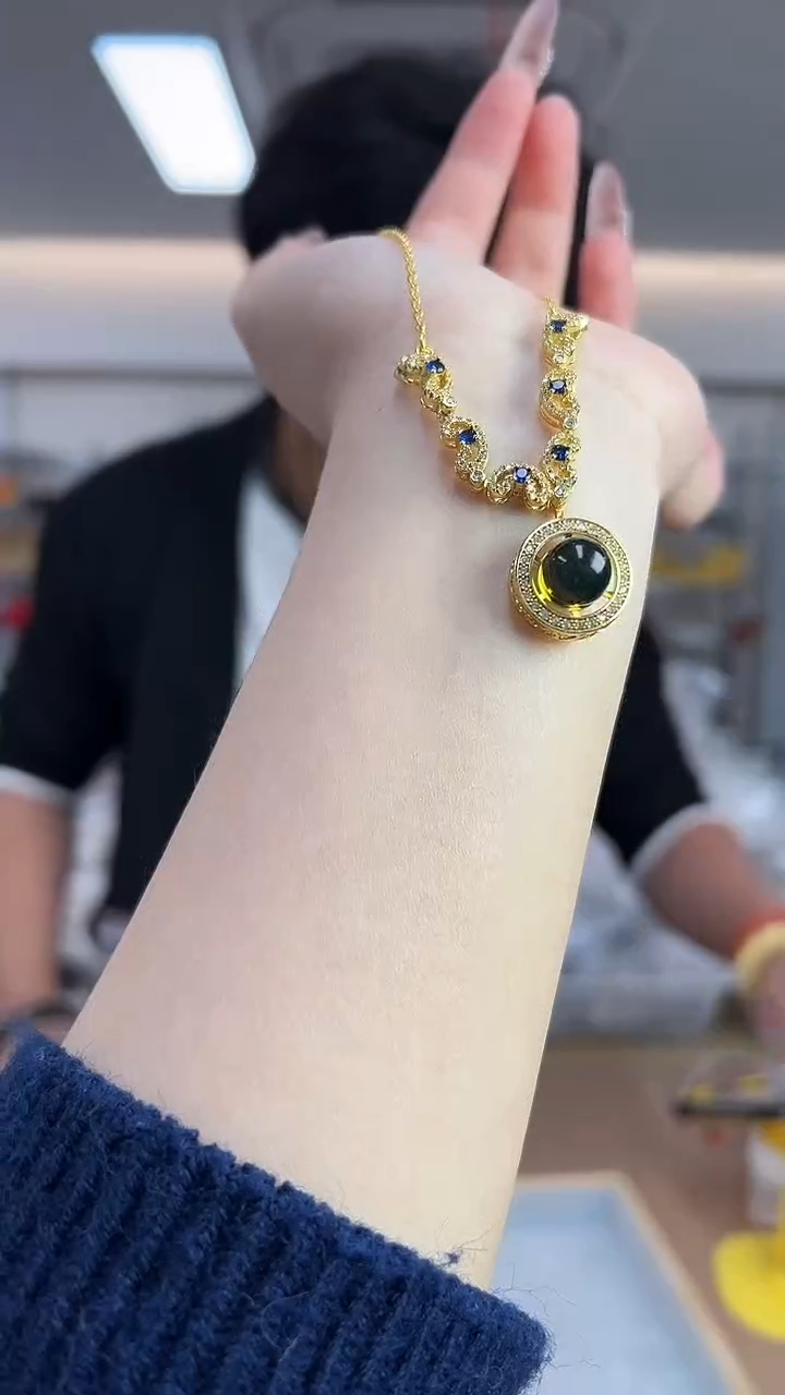 【闪购商品】蓝珀颈饰未镶嵌蓝珀