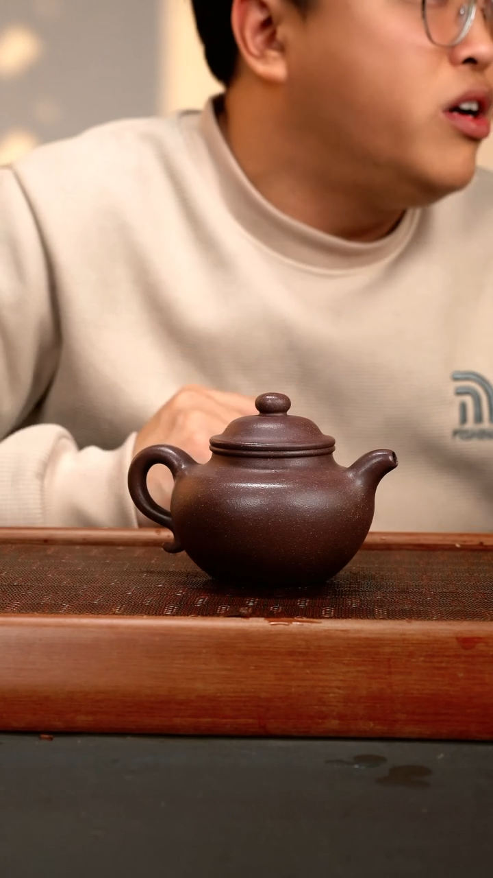 【闪购商品】紫砂茶壶lhb 天青粗砂 莲子