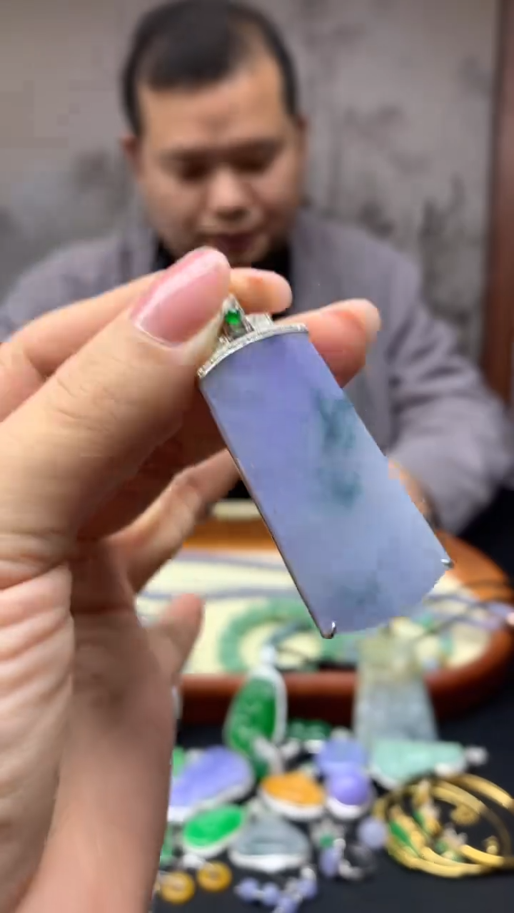 【闪购商品】翡翠颈饰18K金镶嵌7-天然翡翠