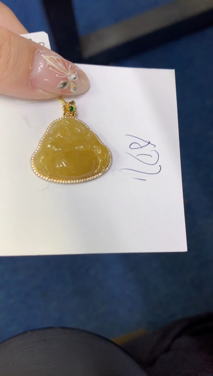 【闪购商品】翡翠颈饰18K金镶嵌000000000000