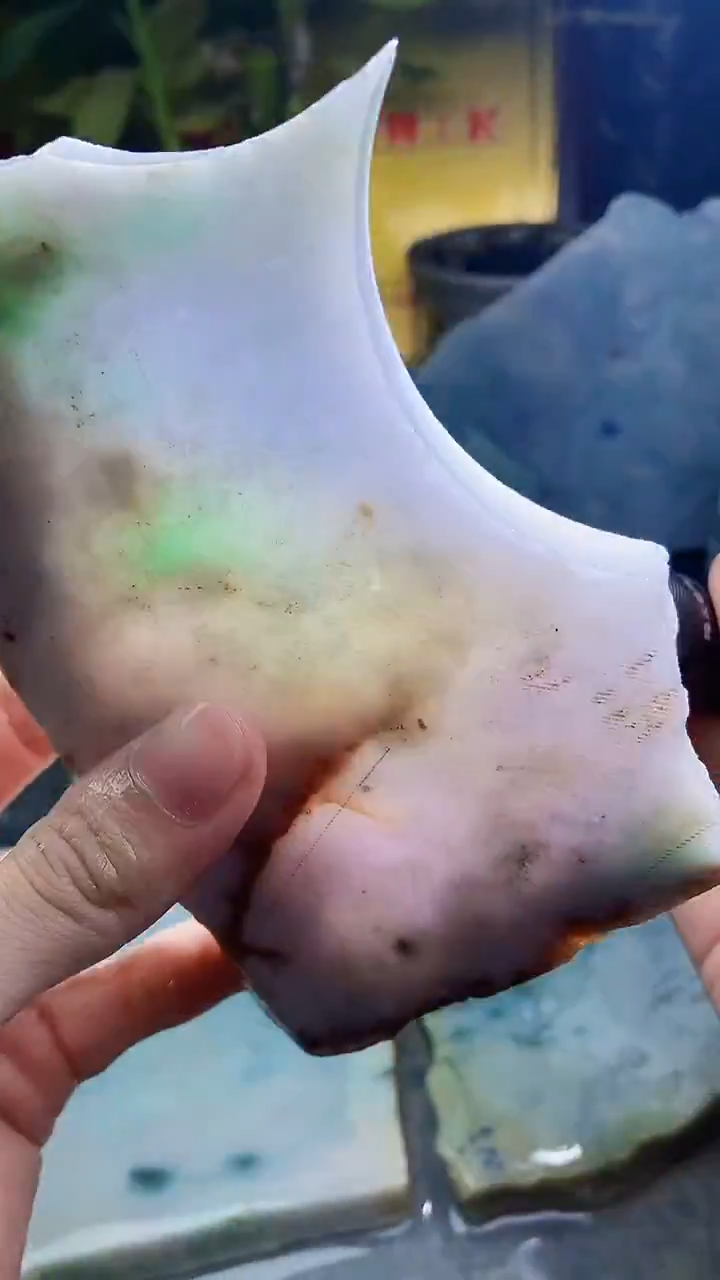 未镶嵌挂件翡翠小雨188